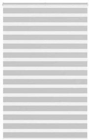 vidaXL Ζέβρα τυφλή Ανοιχτό Γκρι Πλάτος υφάσματος 135,9 εκ. Πολυεστέρας