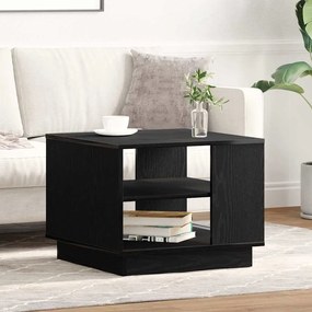 vidaXL Τραπεζάκι σαλονιού Μαύρη δρυς 55 x 55 x 42 cm
