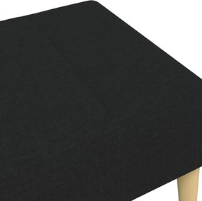 vidaXL Υποπόδιο Μαύρο 77x55x31 εκ. Υφασμάτινο