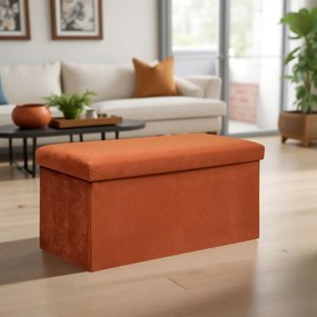 Ταμπουρέ Με Αποθηκευτικό Χώρο (76x38x38) A-S Liloy Ambre 197333C