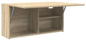 vidaXL Ντουλάπι τοίχου μπάνιου Sonoma Oak 80x25x40 cm