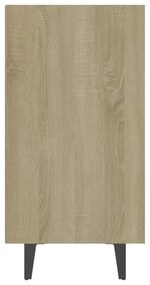 vidaXL Ραφιέρα Λευκό / Sonoma Δρυς 103,5 x 35 x 70 εκ. από Μοριοσανίδα