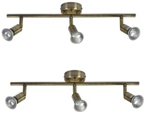 SE 140-BR3 (x2) Saba Packet Bronze adjustable spotlight+