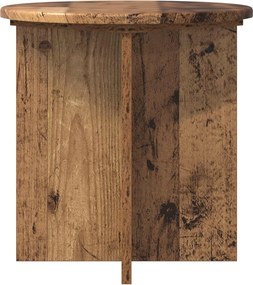 vidaXL Βάση φυτών 2 τμχ. Παλαιωμένο ξύλο 40 x 40 x 40 cm