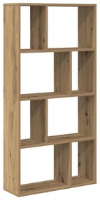 vidaXL Βιβλιοθήκη Αρτισιανή Δρυς 60x20x120 εκ. από Επεξεργασμένο Ξύλο