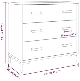 ΣΥΡΤΑΡΙΕΡΑ 75 X 35 X 70 ΕΚ. ΑΠΟ ΜΑΣΙΦ ΞΥΛΟ ΠΕΥΚΟΥ 349925