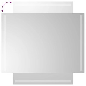 vidaXL Καθρέφτης Μπάνιου με LED 50 x 70 εκ.