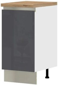 Επιδαπέδιο ντουλάπι Trinity R45-1K-Anthraki Gualistero - 45.00Χ58.00Χ90.50cm