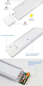 Μπάρα φωτισμού LED - Tube - 24W - 60cm - 431750