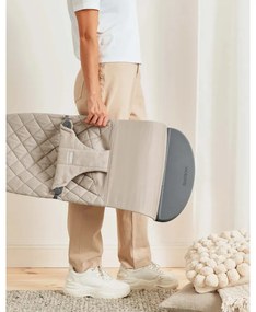 Ριλάξ BabyBjörn Bliss, Woven, Classic quilt, Sand Grey