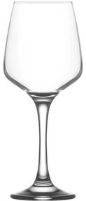 Ποτήρια Κρασιού Κολωνάτα Lal (Σετ 6Τμχ) LVLAL56933F 330ml Clear Lav Glass