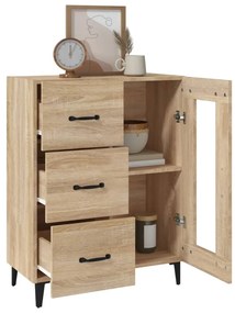 vidaXL Ντουλάπι Sonoma Δρυς 69,5 x 34 x 90 εκ. από Επεξεργασμένο Ξύλο
