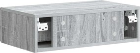 vidaXL Τραπεζάκι Τοίχου 59 x 34,5 x 17 εκ. Επεξεργασμένο Ξύλο