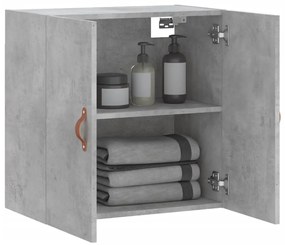 vidaXL Ντουλάπι Τοίχου Γκρι Σκυρ. 60x31x60 εκ. Επεξεργασμένο Ξύλο