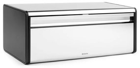 Κουτί ψωμιού Brabantia Fall Front 646848, 18 l, 46,5x25 cm, Επιτοίχια τοποθέτηση, Inox