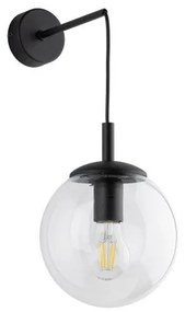 Απλίκα Φωτιστικό Τοίχου E27 15W IP20 Esme TK Lighting 5387 Διάφανο