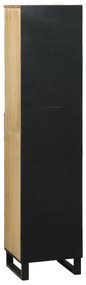 vidaXL Ντουλάπα Μπάνιου 38x33.5x160 εκ. από μασίφ ξύλο Μάνγκο