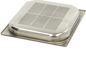 Gastronorm Container - 2/3 GN - 4cm Deep - Stainless Steel - Perforated