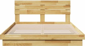vidaXL Πλαίσιο κρεβατιού με κεφαλάρι χωρίς στρώμα 150x200 cm
