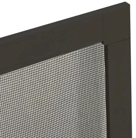 vidaXL Σήτα Εντόμων για Παράθυρα Ανθρακί 80 x 120 εκ.