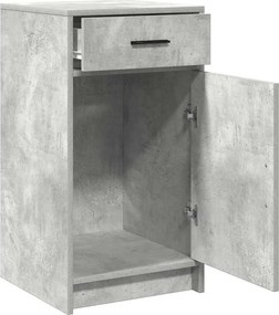 vidaXL Πλαϊνό γραφείο Σκυρόδεμα Γκρι 40 x 40.5 x 75 εκ