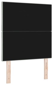 vidaXL Κεφαλάρι  Διαμαντένιων Μπλοκ Light Grey 80 cm Βελούδο