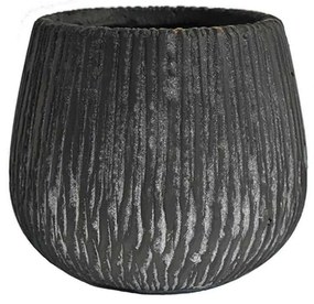 Κασπώ Carve 00.03.35573 Φ25x21cm Black κεραμικο