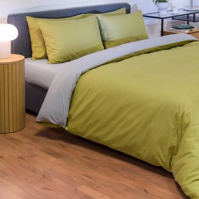 Παπλωματοθήκη Υπέρδιπλη (Σετ 225x245) 2 Όψεων Naf-Naf Hue Willow - Ghost Grey