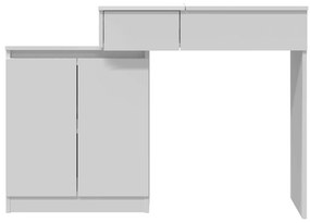 Μπουντουάρ με LED Λευκό 115x37x110,5 εκ. - Λευκό