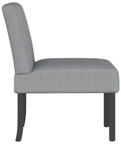 vidaXL Πολυθρόνα Ανοιχτό Γκρι Υφασμάτινη