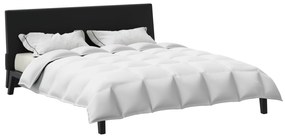 vidaXL Κουβέρτες & Πάπλωμα Λευκό 240 x 200 εκ. Πούπουλο