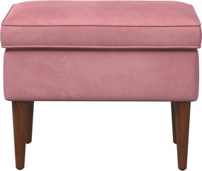 vidaXL Πολυθρόνα Ποδιών Ροζ 55 x 35 x 41 εκ Βελούδο