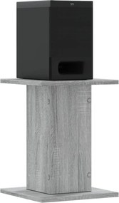 vidaXL Βάσεις Ηχείων 2 Τεμ. Γκρι Sonoma 30x30x40εκ. Επεξεργασμένο Ξύλο