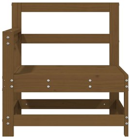 vidaXL Καναπέδες Κήπου Γωνιακοί 2 τεμ. Καφέ Μελί από Μασίφ Ξύλο Πεύκου