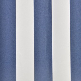 vidaXL Ανταλλακτικό Ύφασμα Τέντας Μπλε και Λευκό 380x295 εκ. Πολυεστέρας