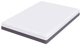 vidaXL Στρώμα Λευκό και Γκρι 160 x 200 cm Pěna
