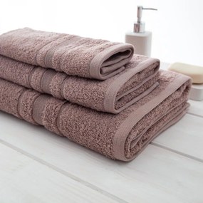 Πετσέτα Sithonia-530 Brown Vesta Home Face 50x100cm 100% Cotton