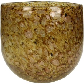 Βάζο ArteLibre Καφέ Γυαλί 18x18x17.5cm-05152574