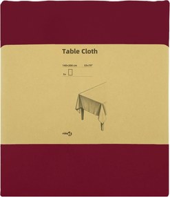 vidaXL Ύφασμα Τραπέζης 5 τμχ. Κόκκινο 140 x 200 cm Πολυεστέρας