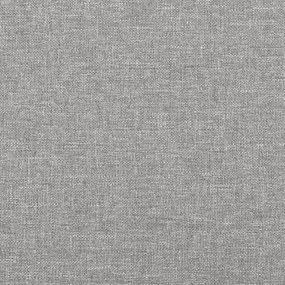 Κρεβάτι Boxspring με Στρώμα Ανοιχτό Γκρι 120x190 εκ. Υφασμάτινο 3270418