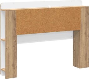 vidaXL Κρεβάτι με Κεφαλάρι Artisan Δρυς 100 cm