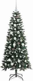 vidaXL Τεχνητό Χριστουγεννιάτικο Δέντρο με 150 LED Πράσινο 150 cm