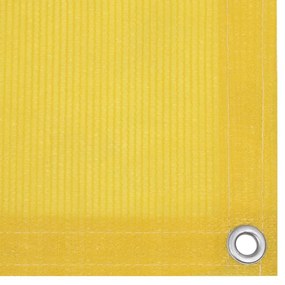 Διαχωριστικό Βεράντας Κίτρινο 120 x 400 εκ. από HDPE - Κίτρινο