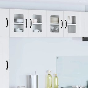 vidaXL Ραφιέρα τοίχου LUCCA Λευκό 60 x 31 x 40 εκ Επεξεργασμένο Ξύλο