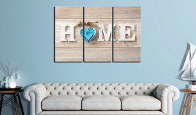 Πίνακας - Home: Blue Love 120x80