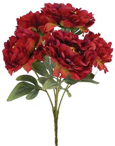 MarHome KOKKINO ΠΑΣΤΕΛ ΜΠΟΥΚΕΤΟ ΠΑΙΩΝΙΑ X5 - Y48cm 12/48ΚΙΒ  00-00001-3