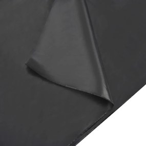 vidaXL Κάλυμμα Δαπέδου Αμμοδόχου Μαύρο 120 x 110 εκ.