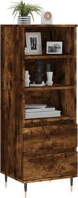 vidaXL Ντουλάπι Καπνιστή Δρυς 40x36x110 εκ. από Επεξεργασμένο Ξύλο