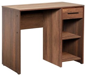 Γραφείο εργασίας Concept Megapap χρώμα καρυδί 90x52x75εκ.