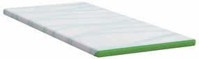 vidaXL Στρώματα Λευκό και Πράσινο 90 x 200 cm